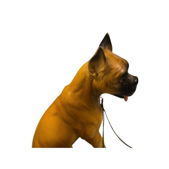 Boxer Dog With Puppies Ceramic Figurine Lipper and Mann Creations Japan Vintage - Picture 10 of 14